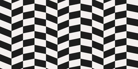 Leinwandbilder - Checkerdiagonal rectangles. For prints and seamless surfaces of textiles, packaging, wallpapers.