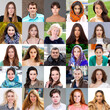 © Andrey_Arkusha - Collage of various adult people