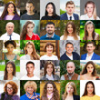 © Andrey_Arkusha - Collage of various adult people
