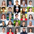 © Andrey_Arkusha - Collage of various adult people