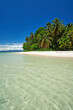 Tropical island in the Caribbean sea