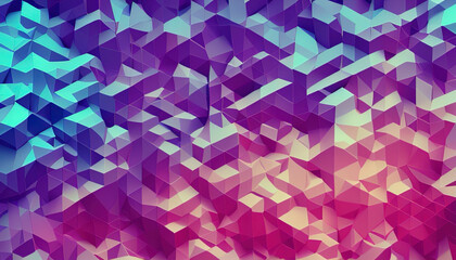 Wall Mural - gradient color abstract cube background