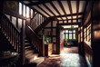 © Sunshower Shots - Tudor interior design. Generative AI