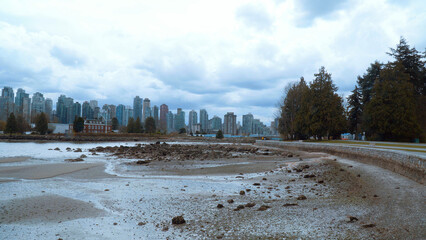 Wall Mural - Vancouver skyline - view from Stanley Park - travel photography