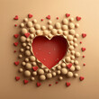 heart pierces the morass, love is strong, valentines day. enerative ai