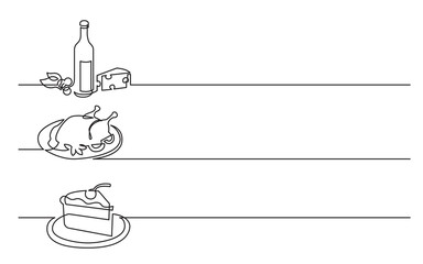 Wall Mural - png image with transparent background of continuous line drawing of various business icons isolated 