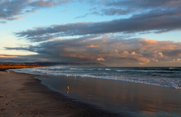 Sticker - Sunrise clouds - Waihi Beach - New Zealand