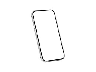Wall Mural - realistic models smartphone with transparent screens. smartphone mockup collection. device front vie