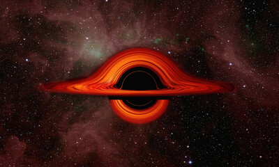 Fotobehang - Black hole 