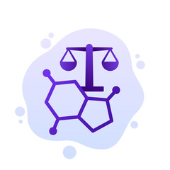 Poster - hormonal balance icon, vector design