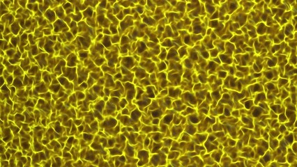 Wall Mural - Golden digital swirl background with wavy lines. Abstract fiery background with gold particles.