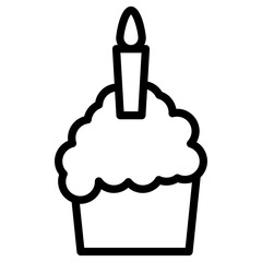 Poster - cupcake icon