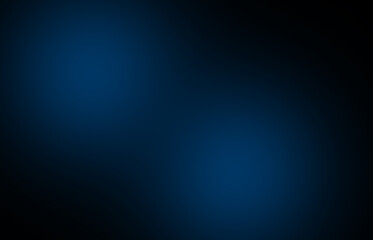 Wall Mural - black and blue smooth gradient Abstract background image, gray tone.Science or technology display concept.Metal,metallic,golden,copper color.spotlight in room or studio.Graphic illustration.