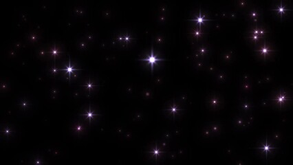 Wall Mural - glitter stars overlay background alpha transparent