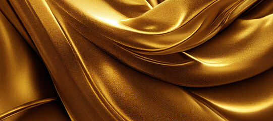 golden color fiber cloth texture background