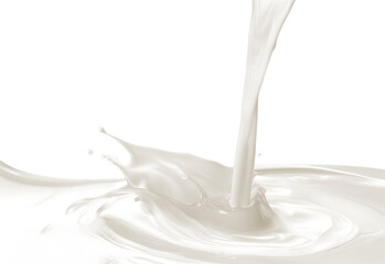 milk splash on transparent png, easy to use