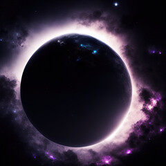 art illustration of the night sky . Generative AI