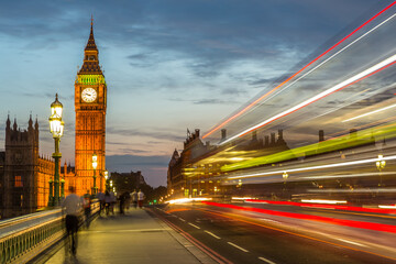 Wall Mural - Big Ben in London at night