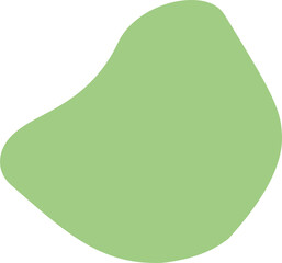 Sticker - green abstract shape png
