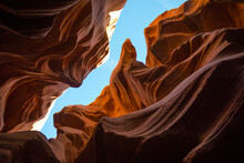 Inside Of Lower Antelope Canyon, Page, Arizona, USA
