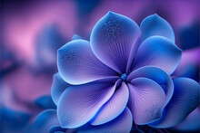 Periwinkle Color Flower Background. Generative AI.