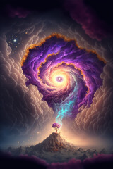 Wall Mural - planet in space