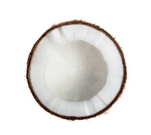 Coconut Half Isolated On Transparent Png