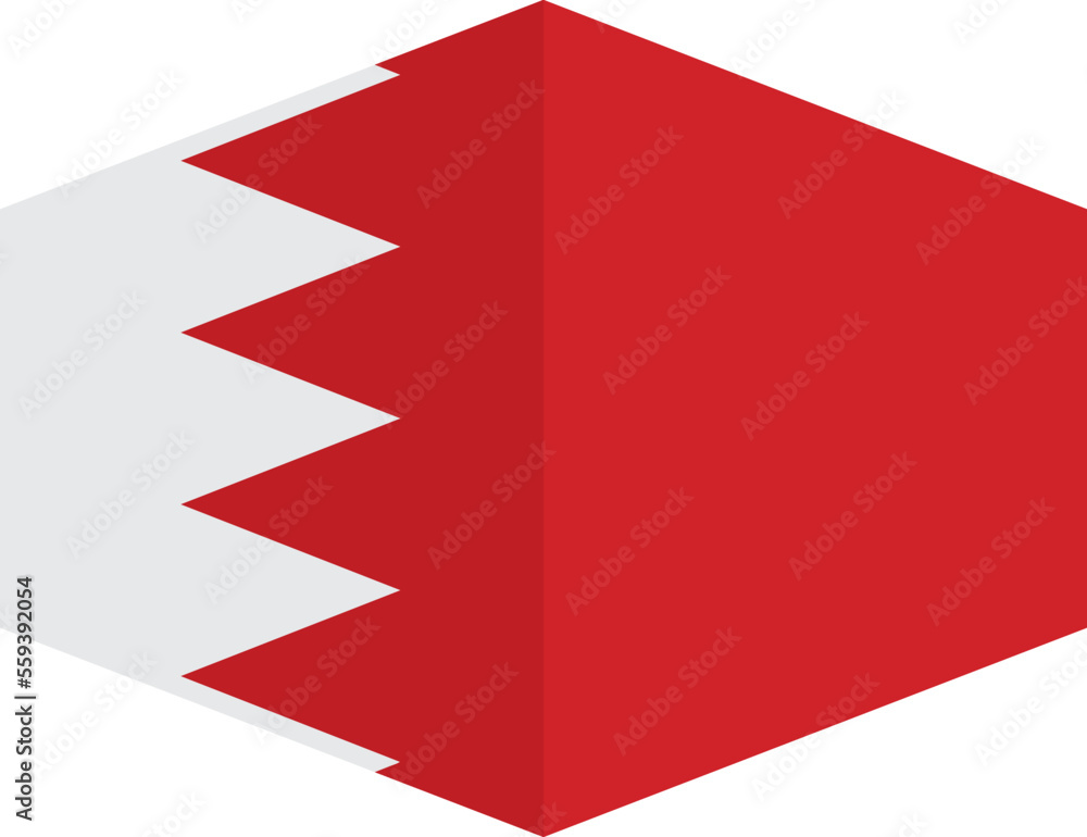 Bahrain flag background with cloth texture.Bahrain Flag vector ...