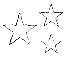 Poster - Star Hand Drawn Doodle Icon M_2212002