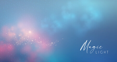 Wall Mural - Soft bokeh. Elegant vector light effect. Fluid color and blur trendy screen design