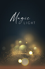 Wall Mural - Soft bokeh. Elegant vector light effect. Fluid color and blur trendy screen design