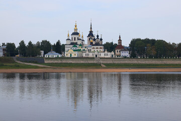 veliky ustyug church landscape russia north religion architecture