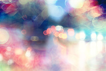 Abstract Bokeh Background Glass City Window