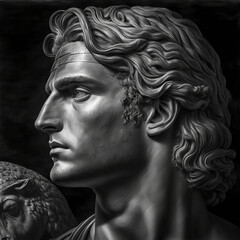 Sticker - Alexander the Great. Created with Generative AI technology.