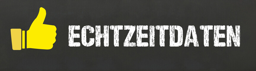 Wall Mural - Echtzeitdaten	