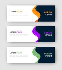 vector abstract design banner web template. set of design banner web template. vector design banner 