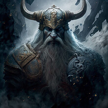 Norse Mythology God Bragi.