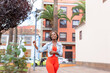 © jorge - Happy black woman laughing in the street