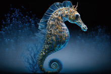 Abstract Seahorse  Generative AI