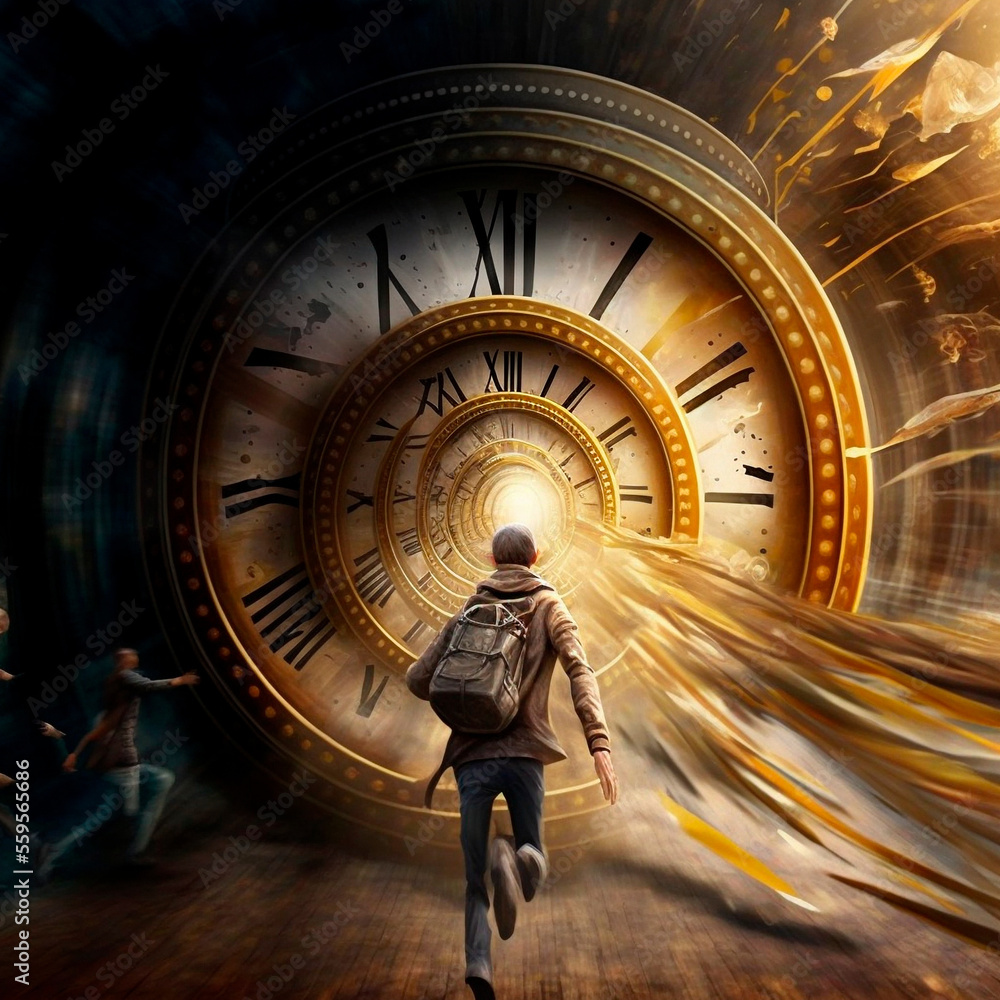 Time Travel Jump Into The Time Portal In Hours High Quality