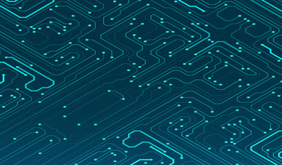 Abstract circuit board background