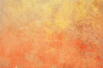 Poster - Orange and yellow background, old vintage grunge texture, fall autumn or halloween warm orange colors