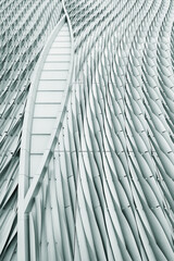 Poster - Exterior of modern architecture. Building abstract background  pattern
