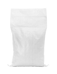 Wall Mural - Sand bag or white plastic canvas sack for rice or agriculture product