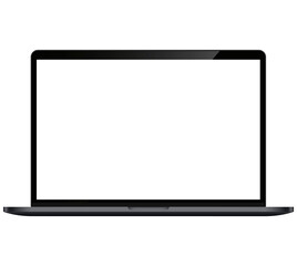 Wall Mural - Mockup / template. Laptop pro with blank screen for your design. PNG 24