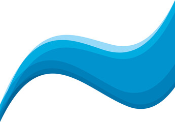 Aufkleber - blue lines and stripes, wave, element for design