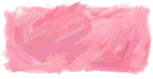 Pink Abstract Art Background Painting Texture Valentines Day Banner Border Isolated PNG