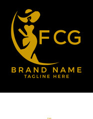 FCG fashion logo. FCG  Beauty fashion house. modeling dress jewelry. FCG fashion technology  Monogram logo design for entrepreneur and best business icon. 
