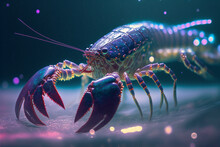 An Extremely Sharp And Detailed Portrait Of Lobster Macro. Generative AI. Detailed Lobster. The Best Picture Of A Lobster.