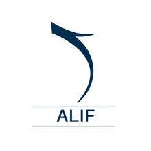Alif Arabic Letter Calligraphy Design.